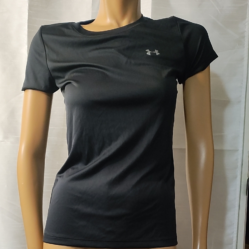 Under Armour Gray Fitted Short Sleeve T-Shirt